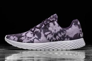 Purple Nobull Wisteria Tie-Dye Ripstop Runner Women's Running Shoes | CA A1703H